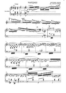 Csardas: Für Akkordeon by Vittorio Monti