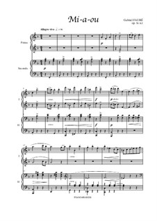 Dolly Suite, Op.56: No.2 Mi-a-ou by Gabriel Fauré
