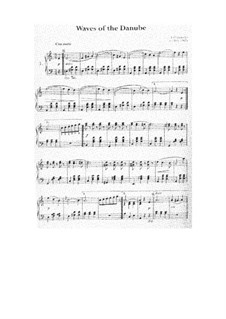 Donauwellen: Für Klavier by Iosif Ivanovici