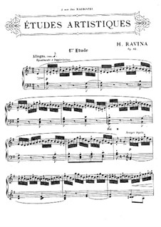 Etudes Artistiques, Op.83: Alle Etüden by Jean-Henri Ravina
