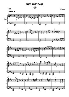 Easy Rock Piano: Nr.10 by Joerg Kehrer