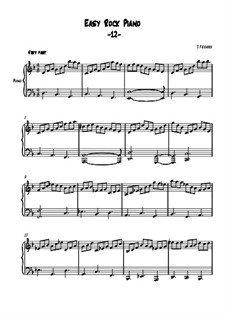 Easy Rock Piano: Nr.12 by Joerg Kehrer