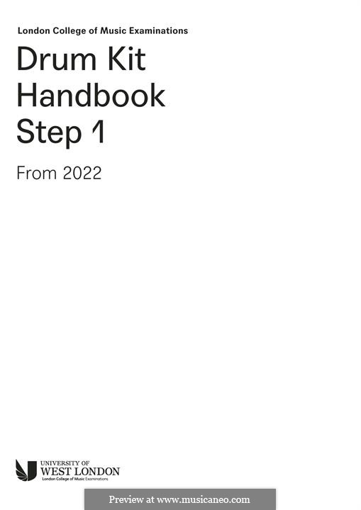 LCME Drum Kit Handbook 2022: Step 1: LCME Drum Kit Handbook 2022: Step 1 by Unknown (works before 1850)