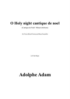 Instrumental version: Full score, parts (E flat Major) by Adolphe Adam