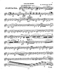 Souvenir de Russie. Fantasie, Op.21: Souvenir de Russie. Fantasie by Henri Vieuxtemps
