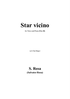 Star vicino: Ver.II in E flat Major by Salvator Rosa