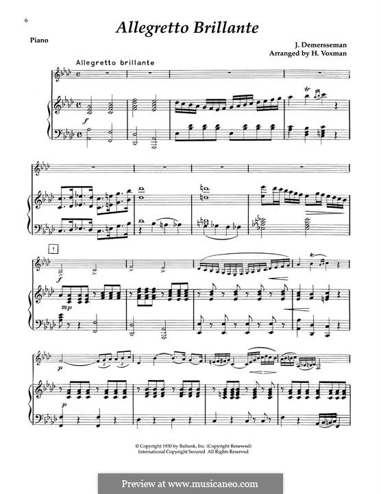 Allegretto Brillante: Allegretto Brillante by Jules Demersseman