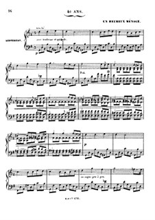 Grosse Sonate 'Les quatre âges', Op.33: Teil 'Un heureux ménage' by Charles-Valentin Alkan