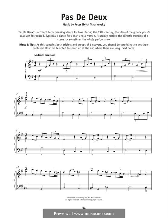 Nr.5 Pas de deux: Für Klavier by Pjotr Tschaikowski