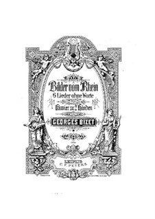 Sechs Lieder ohne Worte: Vollsammlung by Georges Bizet