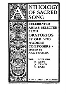 Anthology of Sacred Song. Selected Arias from Oratorios for Alto and Piano (Volume II): Anthology of Sacred Song. Selected Arias from Oratorios for Alto and Piano (Volume II) by Friedrich Kiel, Arthur Sullivan, Julius Benedict, Henri Maréchal, Georg Vierling, Frederic Hymen Cowen, Carl Martin Reinthaler, Michael Costa