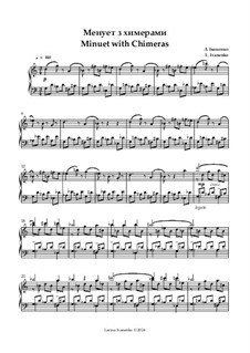 Minuet with Chimeras: For piano solo by Larisa Ivanenko