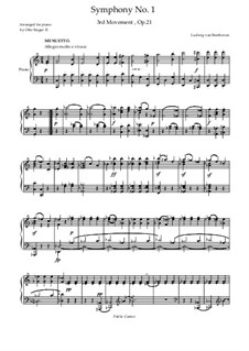 Fragmente: Movement III, for piano by Ludwig van Beethoven