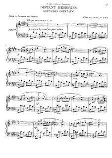 Vier Stücke, Op.7: No.1 Distant Memories by Nikolai Amani