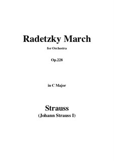 Radetzky-Marsch, Op.228: C-Dur by Johann Strauss (Vater)