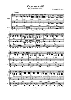 Cross on a cliff: For piano and violin by Yasny Den