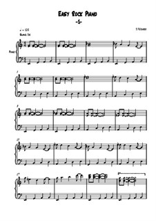 Easy Rock Piano: Nr.1 by Joerg Kehrer
