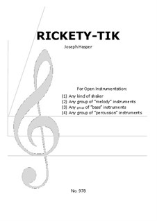 Rickety-Tik: Rickety-Tik by Joseph Hasper