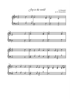 Piano version: Für einen Interpreten by Georg Friedrich Händel