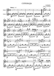 Nr.4 Ständchen: Für zwei Gitarren by Franz Schubert