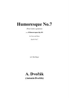 Nr.7 in Ges-Dur: Poco Lento e grazioso in E flat Major by Antonín Dvořák