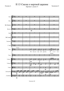 Сказки Пушкина II: No.13 Сказка о мертвой царевне (партитура) by Oleg Vasilyevich Trunnikov