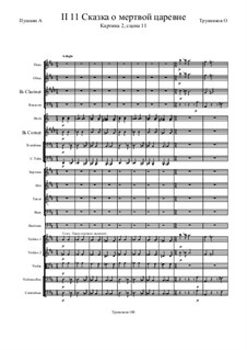 Сказки Пушкина II: No.11 Сказка о мертвой царевне (партитура) by Oleg Vasilyevich Trunnikov