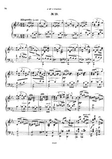Fünfundzwanzig Präludien, Op.64: Präludium Nr.18 by César Cui
