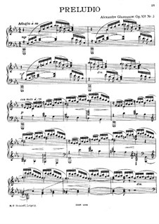 Vier Präludien und Fugen, Op.101: Präludium und Fuge No.3 by Alexander Glazunov