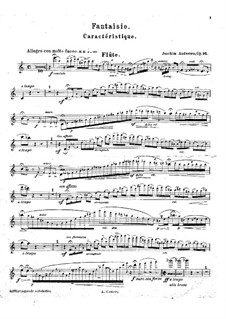 Fantasie, Op.16: Solostimme by Joachim Andersen