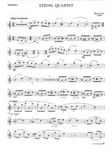 String Quartet: Stimmen by Boaz Avni