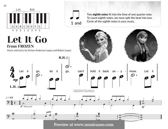 Piano version: Easy notes by Robert Lopez, Kristen Anderson-Lopez