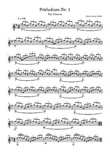 6 Präludien: Präludium Nr.1 by Peter Leube