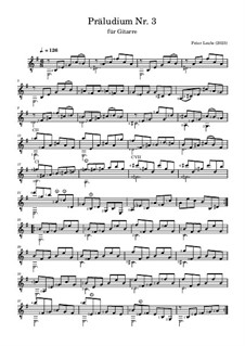 6 Präludien: Präludium Nr.3 by Peter Leube