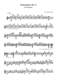 6 Präludien: Präludium Nr.5 by Peter Leube