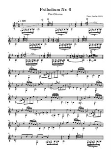 6 Präludien: Präludium Nr.6 by Peter Leube