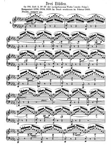 Drei Etüden, Op.104b: Vollsammlung by Felix Mendelssohn-Bartholdy
