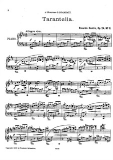 Tarantella, Op.24 No.11: Tarantella by Ricardo Castro
