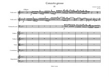 Konzert für zwei Violinen, Cello und Streicher Nr.11 in d-Moll, RV 565: Teil III by Antonio Vivaldi