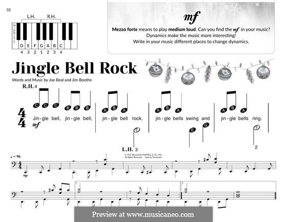 Piano version: Easy notes by Jim Boothe, Joe Beal