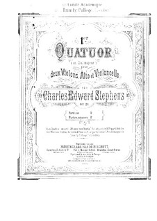 Streichquartett Nr.1 in G-Dur, Op.21: Streichquartett Nr.1 in G-Dur by Charles Edward Stephens