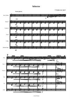 Souvenir d'un lieu cher (Memory of a Dear Place), TH 116 Op.42: No.2 Scherzo by Pjotr Tschaikowski