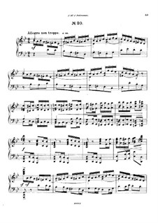 Fünfundzwanzig Präludien, Op.64: Präludium Nr.20 by César Cui