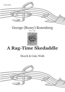 A Rag-time Skedaddle: Für Klavier by George Rosey
