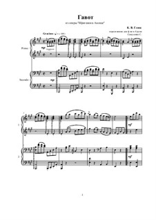 Iphigénie en Aulide, Wq.40: Gavot by Christoph Willibald Gluck