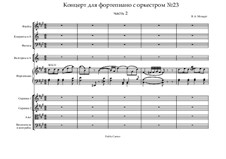 Konzert für Klavier und Orchester Nr.23 in A-Dur, K.488: Movement 2 by Wolfgang Amadeus Mozart