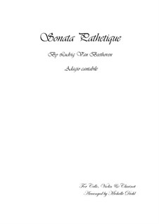 Teil II: Für Klarinette, Violine und Cello by Ludwig van Beethoven