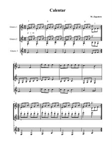 Spanische Folklore für 3 Gitarren: Spanische Folklore für 3 Gitarren by folklore