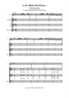 Vocal version: For mixed choir and piano by Gustav Holst
