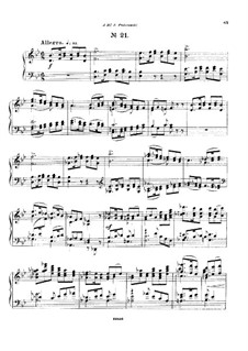 Fünfundzwanzig Präludien, Op.64: Präludium Nr.21 by César Cui